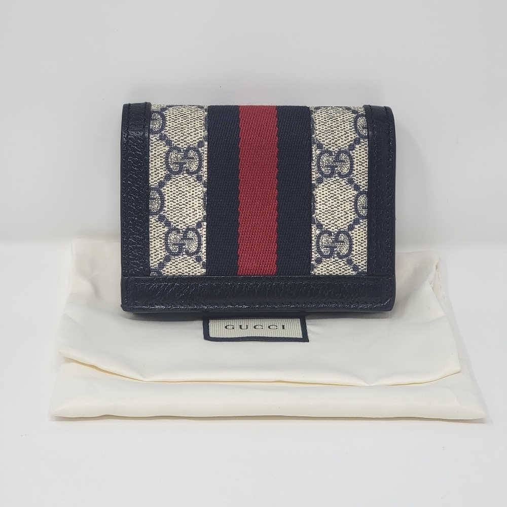 GUCCI GG Ophidia Leather Bifold Wallet - Picture 3 of 9